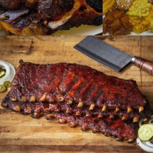 Smoked Full Rack Pork Ribs (Apple Wood Smoked)